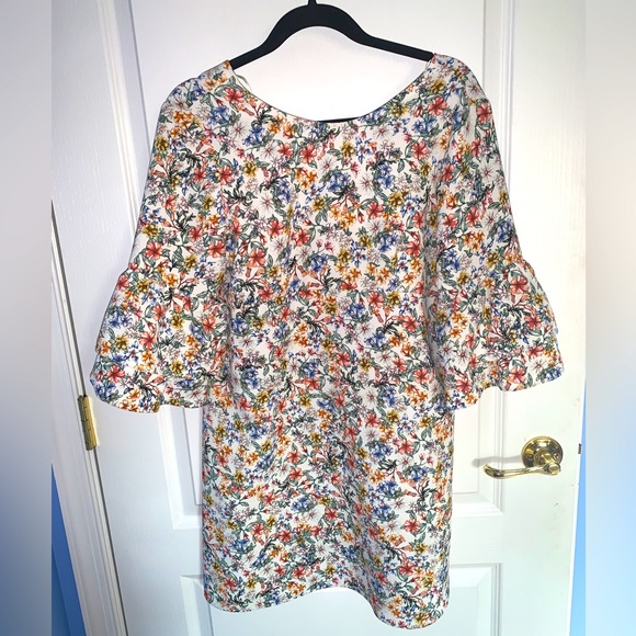 Zara Dresses & Skirts - Zara floral shift dress L